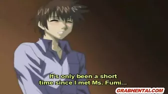 Blonde Hentai With Big Tits Gets Licked Her Pussy