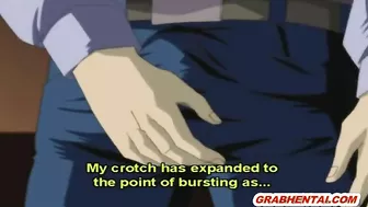 Blonde Hentai With Big Tits Gets Licked Her Pussy