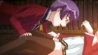 Hentai Schoolgirl Fucks with Strap-on Dildo in Cartoon Anime