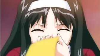 Hentai Schoolgirl Fucks with Strap-on Dildo in Cartoon Anime