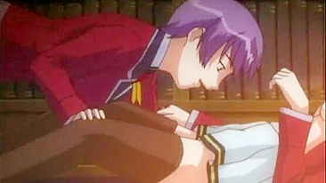 Hentai Schoolgirl Fucks with Strap-on Dildo in Cartoon Anime