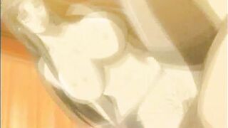 Japanese Coed Sucks and Fucks Big Cock in Anime Hentai