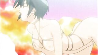 Japanese Coed Sucks and Fucks Big Cock in Anime Hentai