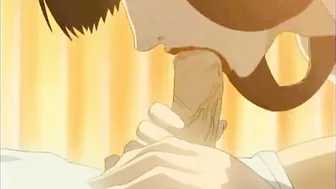 Japanese Coed Sucks and Fucks Big Cock in Anime Hentai