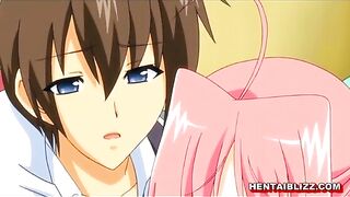 Hardcore Hentai Schoolgirl Takes Big Boobs to the Toilet for Wet Pussy Poking