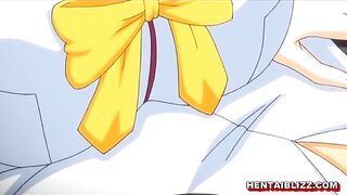 Hardcore Hentai Schoolgirl Takes Big Boobs to the Toilet for Wet Pussy Poking