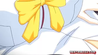 Hardcore Hentai Schoolgirl Takes Big Boobs to the Toilet for Wet Pussy Poking