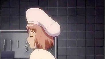 Hard Cock Fucked and Chained in Hentai Anime