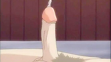 Hard Cock Fucked and Chained in Hentai Anime