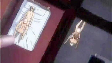 Hard Cock Fucked and Chained in Hentai Anime