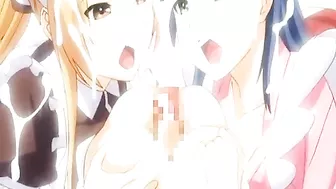 Hentai Maids Share a Stiff Dick in Anime Two-Part Series Hentai Maids Share a Stiff Dick in Anime Two-Part Series