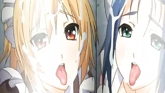 Hentai Maids Share a Stiff Dick in Anime Two-Part Series