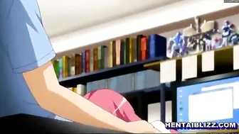 Redhead Anime Hentai with Big Tits Sucking Dick and Titty Fucking