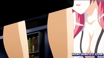Redhead Anime Hentai with Big Tits Sucking Dick and Titty Fucking