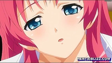 Redhead Anime Hentai with Big Tits Sucking Dick and Titty Fucking