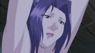 Tied Up Japanese Hentai With Big Boobs Gets Her Ass Filled Up By Her Brother