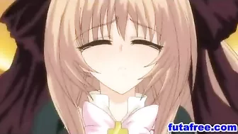 Cute Futagirl Fucked Hard Doggystyle By Hentai guy - Cartoon Anime