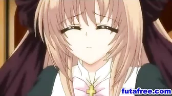 Cute Futagirl Fucked Hard Doggystyle By Hentai guy - Cartoon Anime