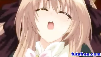 Cute Futagirl Fucked Hard Doggystyle By Hentai guy - Cartoon Anime
