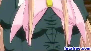 Cute Futagirl Fucked Hard Doggystyle By Hentai guy - Cartoon Anime