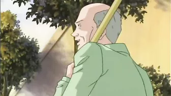 Japanese Hentai Self-Masturbation in Swimsuit by the Pool