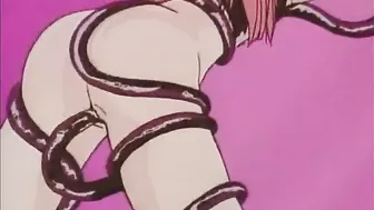 Redhead Hentai Caught and Monster Snakes Fucked