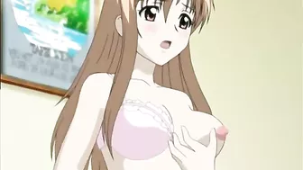 Coed Watches Friend Suck and Swallow Cum in Hentai Anime