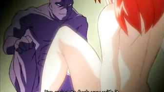 Redhead Hentai Hard Tentacles Poking, Anime-Style