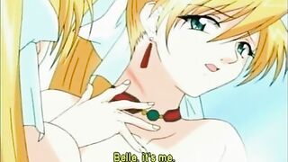 Roped Hentai Slave Sucks Master's Big Cock, Anime Porn