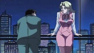 Anime Lingerie Girl Sucks Big Cock in Hentai Porn