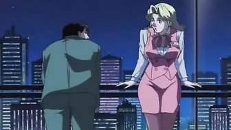 Anime Lingerie Girl Sucks Big Cock in Hentai Porn