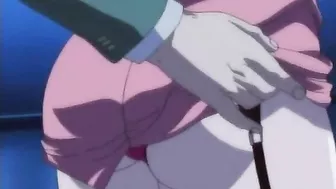 Anime Lingerie Girl Sucks Big Cock in Hentai Porn