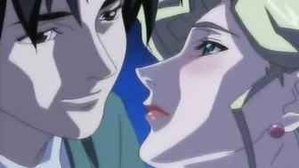 Anime Lingerie Girl Sucks Big Cock in Hentai Porn