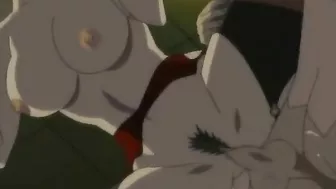 Anime Lingerie Girl Sucks Big Cock in Hentai Porn