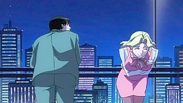 Anime Lingerie Girl Sucks Big Cock in Hentai Porn