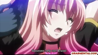 Hentai Big Tits  Fucked by Chained Monsters Pigs