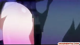 Hentai Big Tits  Fucked by Chained Monsters Pigs