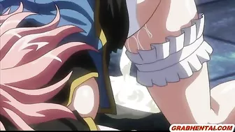 Hentai Big Tits  Fucked by Chained Monsters Pigs