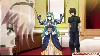 Hentai Big Tits  Fucked by Chained Monsters Pigs