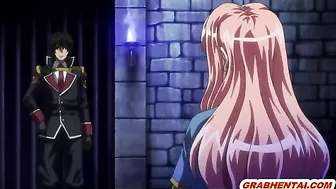 Hentai Big Tits  Fucked by Chained Monsters Pigs