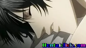Hentai Gay Boy Blows and Rides Cock Hard in Anime