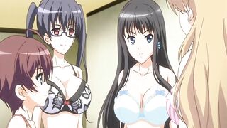 Muzzled Busty Big Tits Get Wet in Hentai Porn