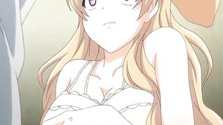 Muzzled Busty Big Tits Get Wet in Hentai Porn