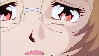 Bondage Hentai Gets Whipped While Sucking Big Cock and Dildoing Ass - Anime Bondage, Hentai Porn