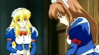 Bondage Hentai Maid Gets Pinched on Her Big Tits and Clitoris - Anime, Bondage, Hentai, Maid