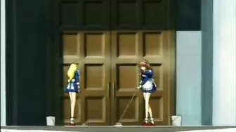 Bondage Hentai Maid Gets Pinched on Her Big Tits and Clitoris - Anime, Bondage, Hentai, Maid