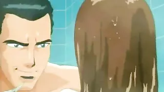 Hentai Swimsuit Anime Porn with Big Boobs and Doggy Style Sex