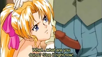 Hentai Maid Hard Fucked by her Master in Roped Bondage Scene.