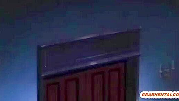 Hentai Maid Hard Fucked by her Master in Roped Bondage Scene.