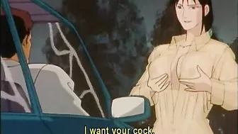 Big Tits Anime Girl Gets Hot and Wild in the Car, hentai,  bigtits,  anime,  girl,  hot